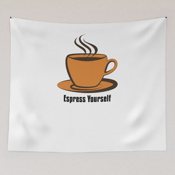 Item preview, Espresso Gift, Espress Yourself, Gift For Espresso Lover, National Espresso Day designed and sold by Galvanized.