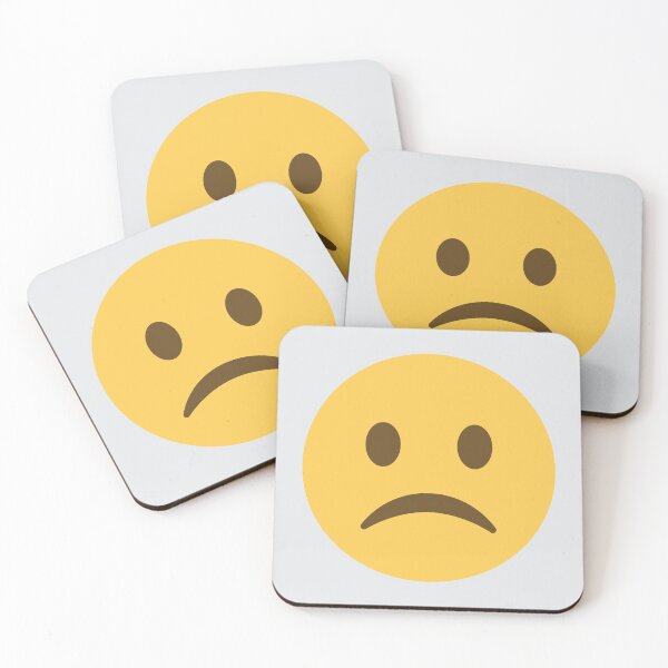 Item preview, Frowning Face designed and sold by Stitchmoji.