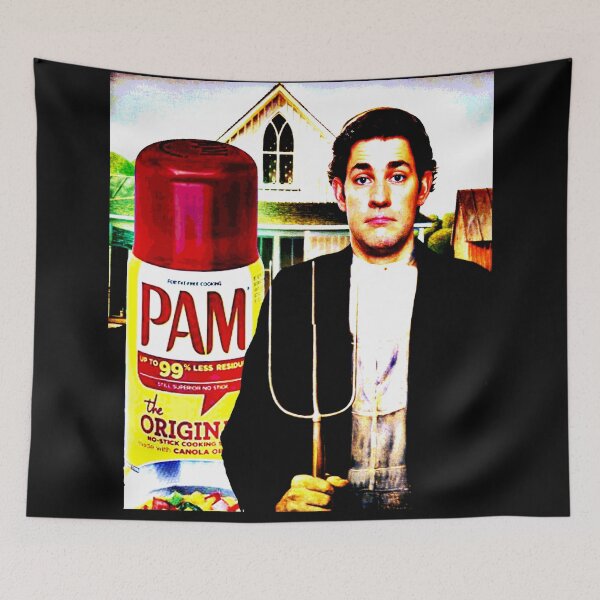 Item preview, Jim and Pam - American Gothic designed and sold by ChurchOfDog.