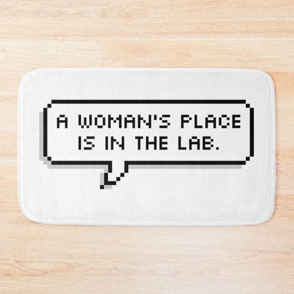 Item preview, A WOMAN'S PLACE IS IN THE LAB designed and sold by MadEDesigns.