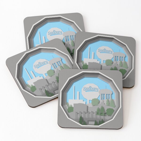 Item preview, Nickel City Sudbury Ontario Cityscape designed and sold by luckydisease.