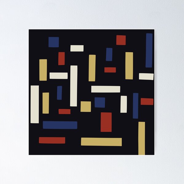 Item preview, Theo van Doesburg: Composition VII (The Three Graces) designed and sold by Dator-Abstracts.
