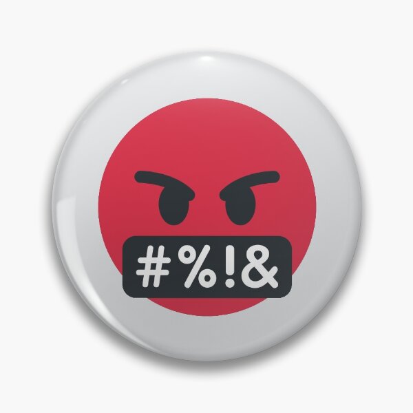Item preview, Swearing Face designed and sold by Stitchmoji.
