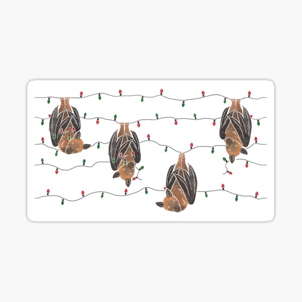 Item preview, Hanging bats designed and sold by animalartbyjess.