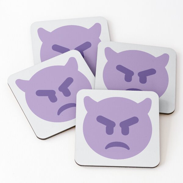 Item preview, Angry Face With Horns designed and sold by Stitchmoji.