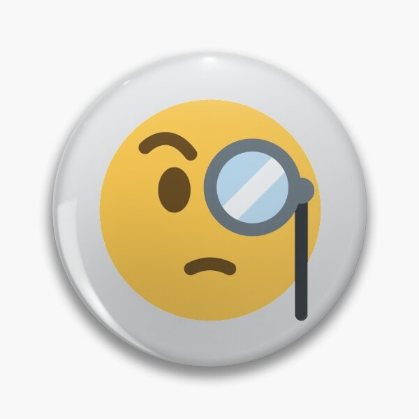 Item preview, Face With Monocle designed and sold by Stitchmoji.
