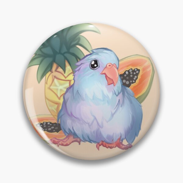 Item preview, Blue Parrotlet Birb - Banana and Pineabble designed and sold by AlicePeiwei.