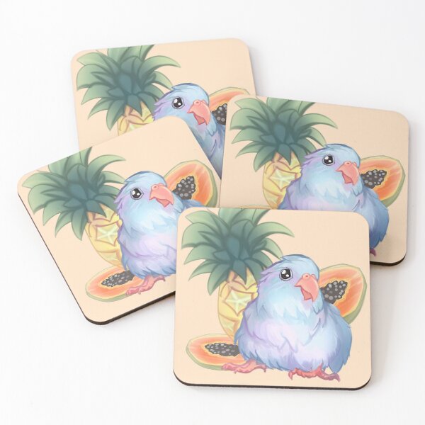 Item preview, Blue Parrotlet Birb - Banana and Pineabble designed and sold by AlicePeiwei.