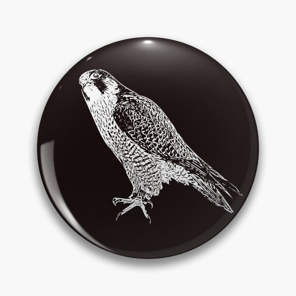 Item preview, Peregrine Falcon White  Print designed and sold by designsasstultd.