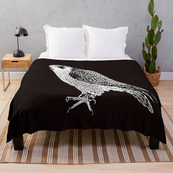 Item preview, Peregrine Falcon White  Print designed and sold by designsasstultd.