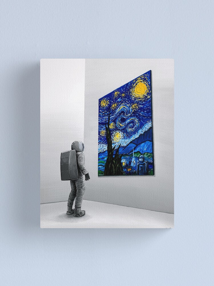 Alternate view of The Critic Canvas Print