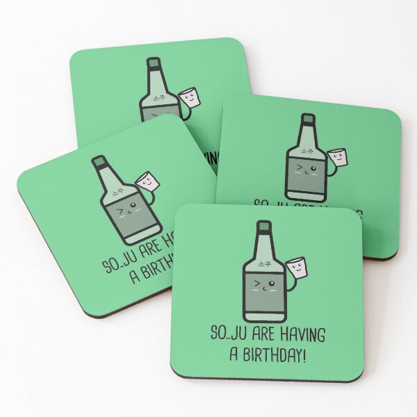 Item preview, Soju Are Having A Birthday Funny Soju Drinking Korean Birthday designed and sold by RainbowPandas.