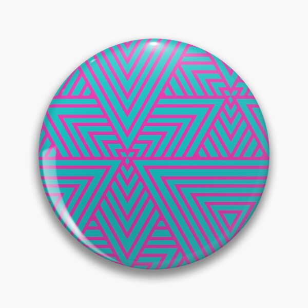 Item preview, Pink and Blue Geometric Pattern designed and sold by BreeKM.