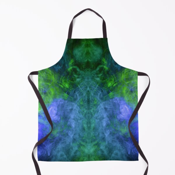 Item preview, Smoke and Mirrors Trippy Blue Green Digital Alien Art designed and sold by Ninjakandy.