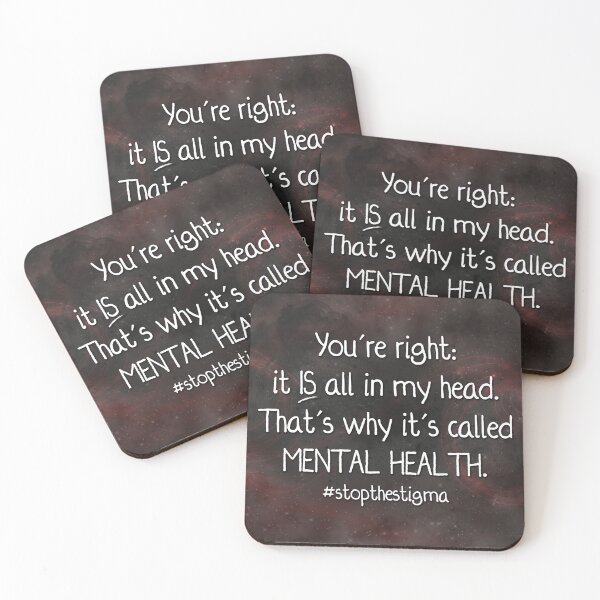 Item preview, Red Nebula: Mental Health designed and sold by PrettySickArt.