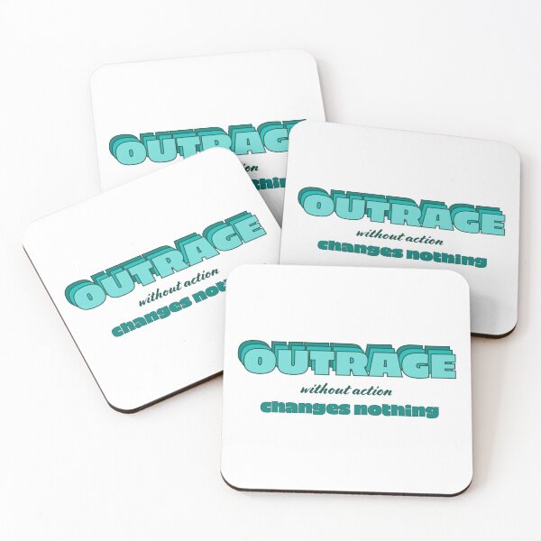 Item preview, Outrage without action designed and sold by candhdesigns.