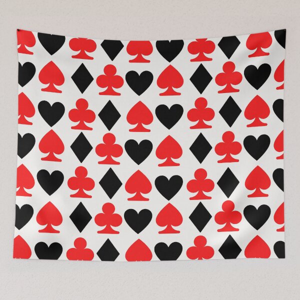 Item preview, CARD GAME PALYERS PATTERN RED AND BLACK  designed and sold by Zakaria daoudi.