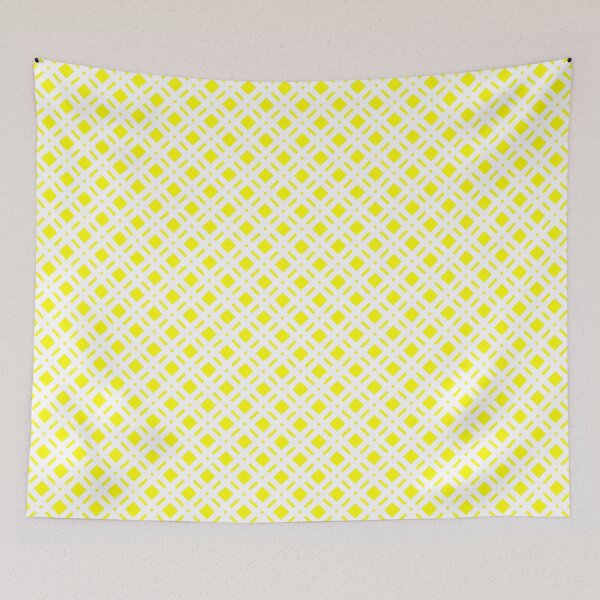 Item preview, Yellow Plaid (White, Yellow) designed and sold by JazzPWall.