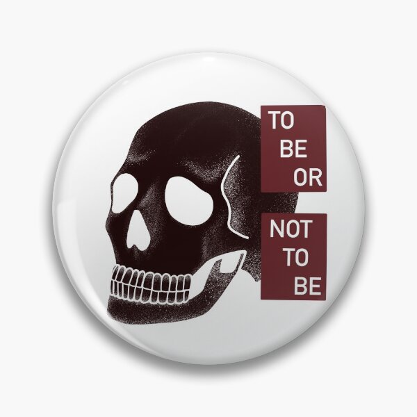 Item preview, Hamlet "To Be Or Not to Be" Skull designed and sold by a-rmnw.