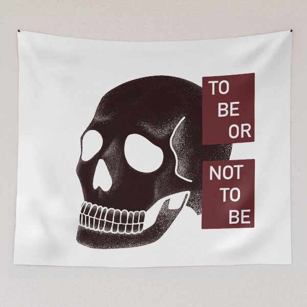 Item preview, Hamlet "To Be Or Not to Be" Skull designed and sold by a-rmnw.