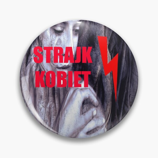 Item preview, Strajk Kobiet Woman Red Lightning Bolt designed and sold by oxoxoxo.