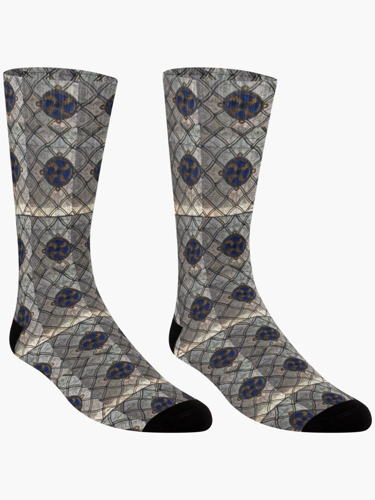 Thumbnail 3 of 5, Socks, Tile Pattern designed and sold by Laybov.