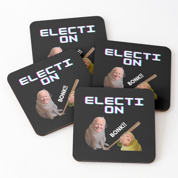 Item preview, Cheems Biden BONKS Trump ELECTI ON designed and sold by JacobAnArtist.