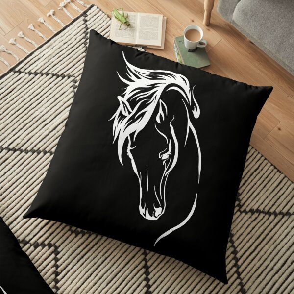 Horse Art Floor Pillow