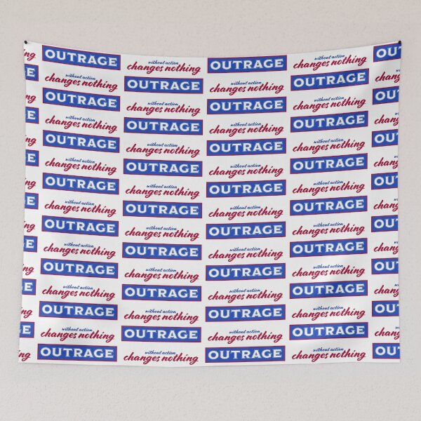 Item preview, Outrage without action designed and sold by candhdesigns.