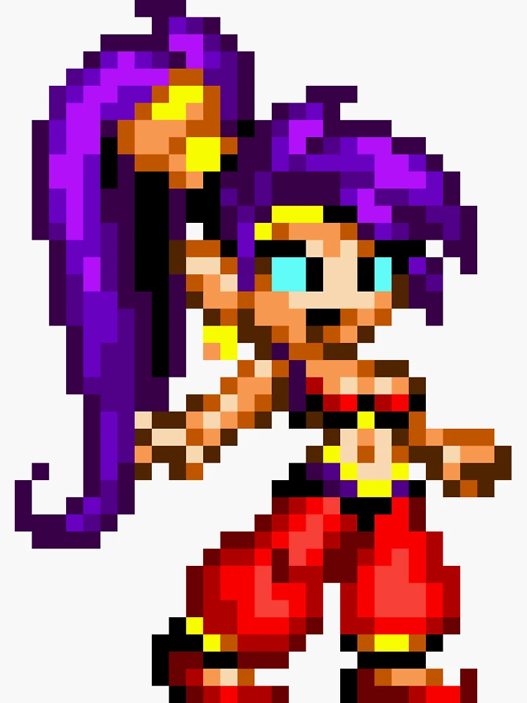 Figurine Shantae Pixel Art - Custom Comme Neuve