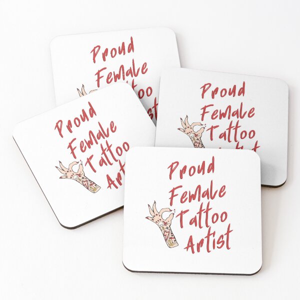 Item preview, Proud female tattoo artist - best female tattoo artist in town Tattooed junkie design gifts ink culture beards barber awesome super power tacos tequila designed and sold by CJCTEES.