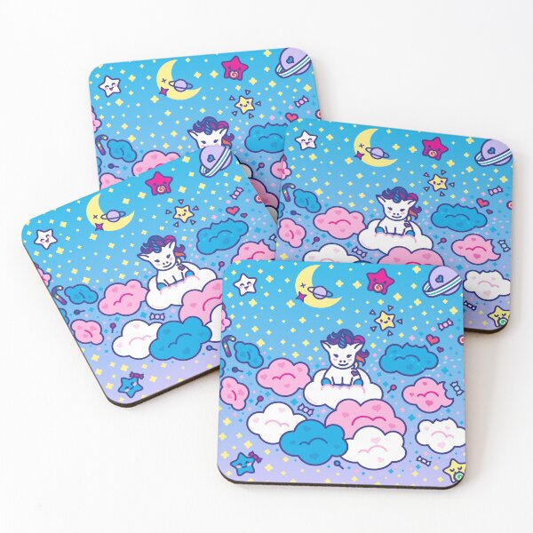 Item preview, Yuni the baby unicorn in the Clouds - Creatober 2020 day 25 designed and sold by TokiPY.
