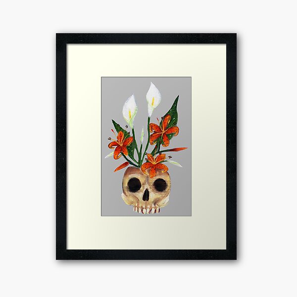 Item preview, Skull and Lillies designed and sold by Artistic-Nomad.