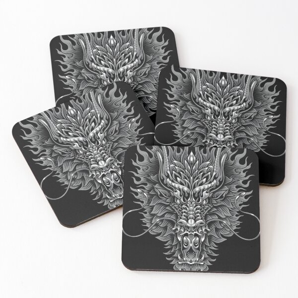 Item preview, Tattoo Asia Dragon Grey designed and sold by HexOne.