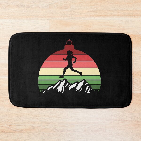 Item preview, Christmas Mountains Ornament - Woman Runner designed and sold by HeatherPore.