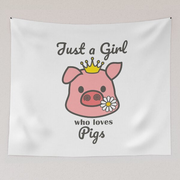Item preview, Just a Girl who loves Pigs designed and sold by merchloh128.
