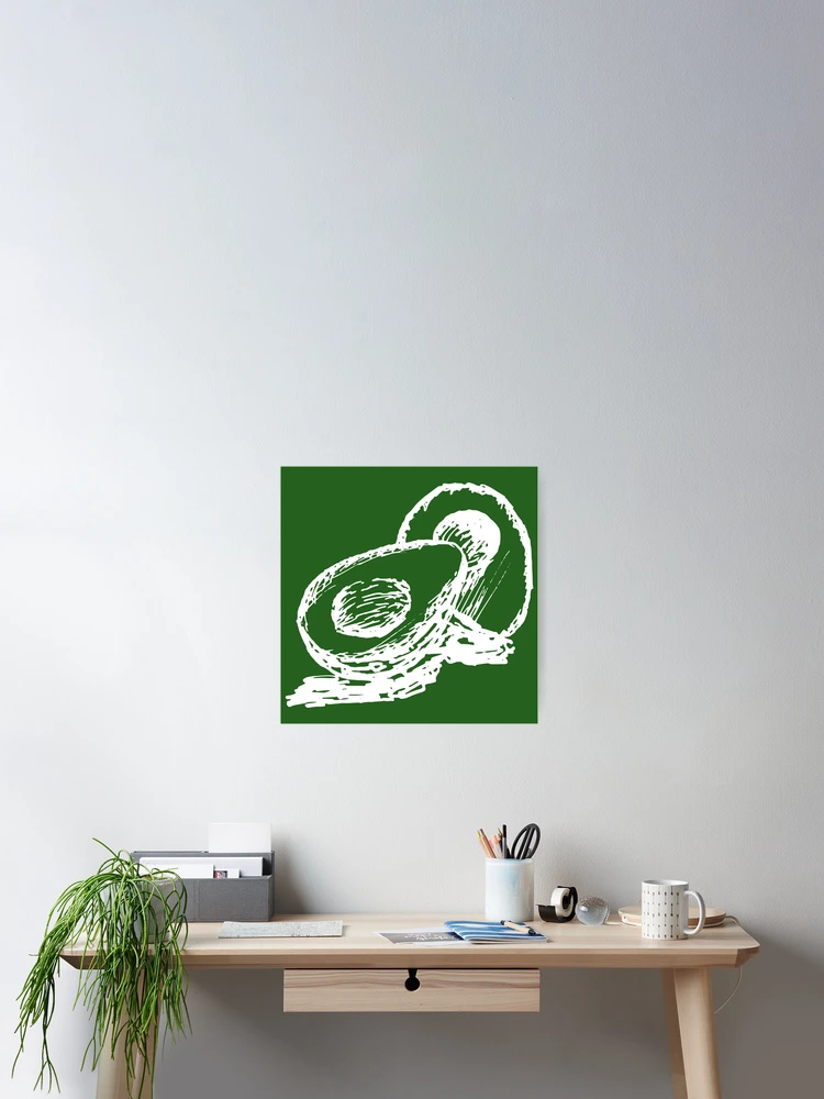 Thumbnail 2 of 3, Poster, Avocado Pattern designed and sold by 2MdesignStore.