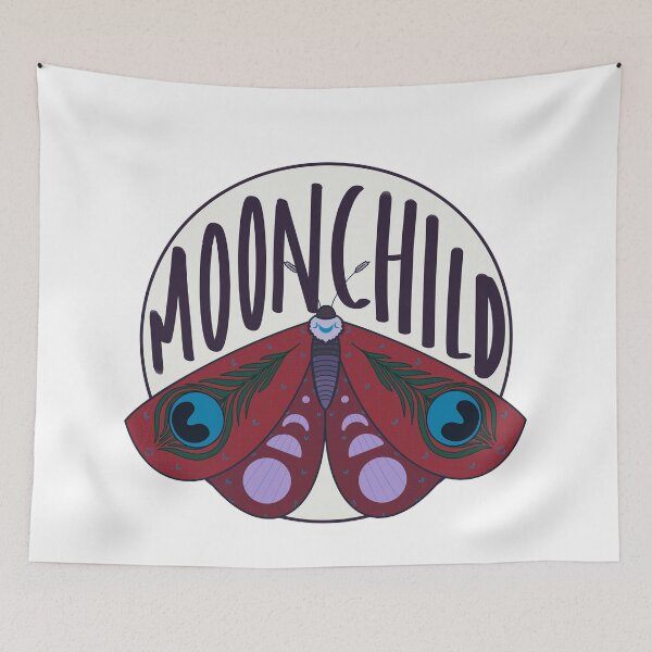 Item preview, Mollymauk Tealeaf Moonchild Moth  designed and sold by a-rmnw.