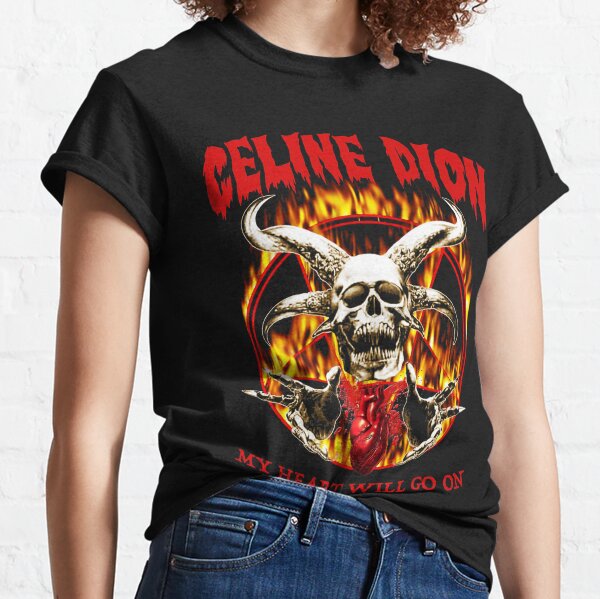 celine dion metal t shirt