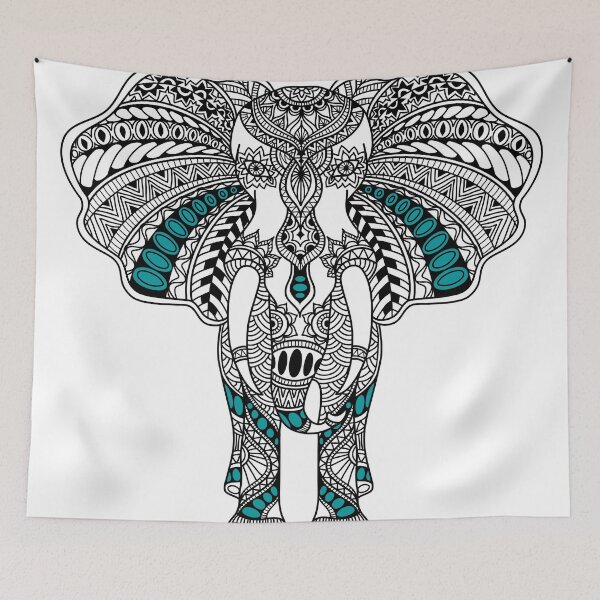 Item preview, 1980s Yoga Ahimsa Athletic Workout Peaceful Spiritual Elephant  designed and sold by IamTrending.