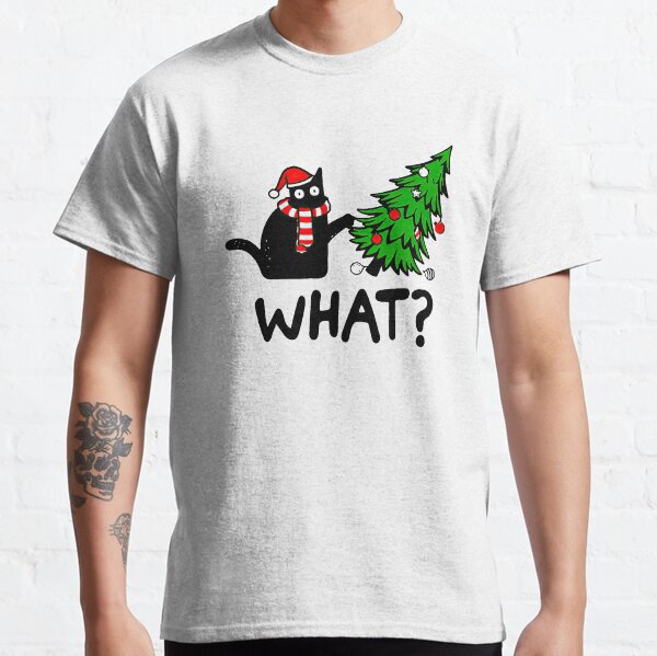 Christmas Cat What Classic T-Shirt