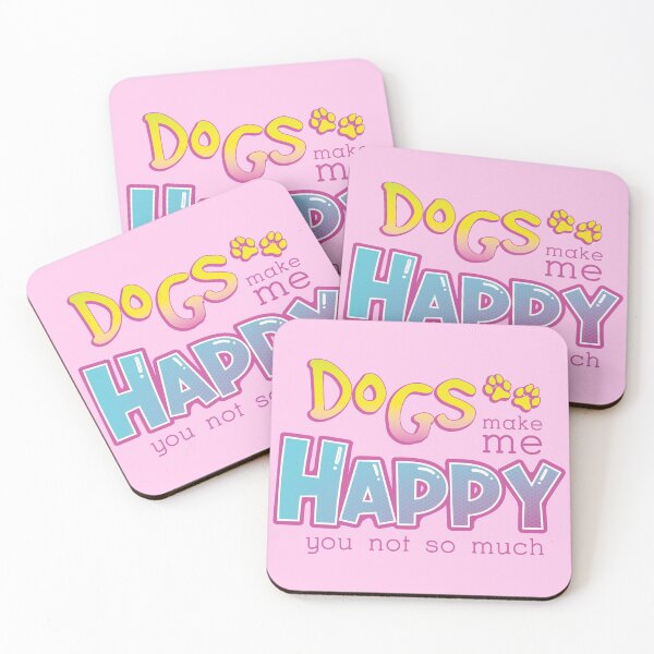 Item preview, Dogs make me happy (Rainbow) designed and sold by Thoughtscrawl.