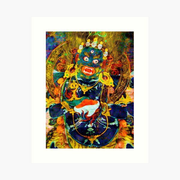 Mahakala Skirt | Tibetan Wall Hanging Decor (64x84cm) | Tibetan Devil Dance Cloth | Buddhist Decor orders | Nepal Handmade