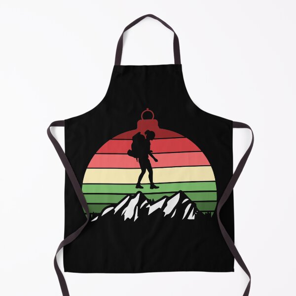 Item preview, Christmas Mountains Ornament - Woman Backpacking designed and sold by HeatherPore.