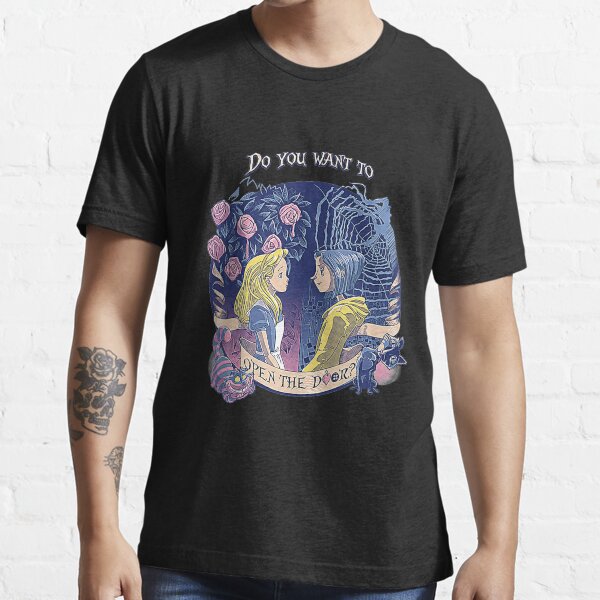 Coraline & Alice "Open the door" T-Shirt Essential T-Shirt