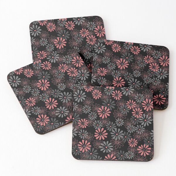 Item preview, Daisies in Peach and Grey designed and sold by Diane Warren.
