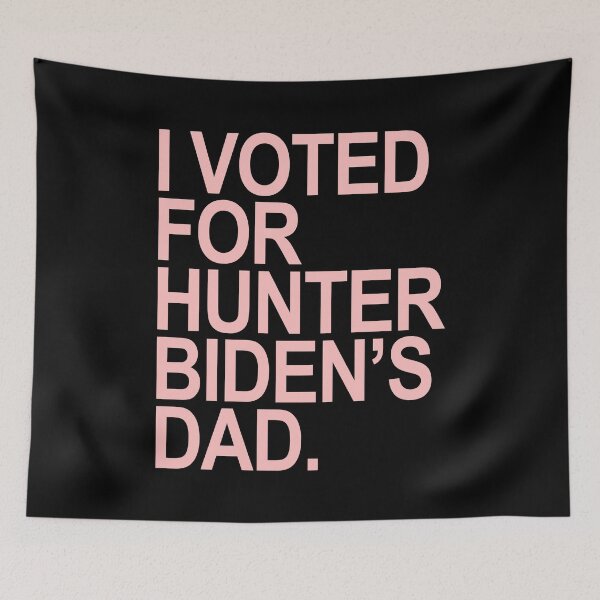 Item preview, I Voted for Hunter Biden's Dad (dusty pink) designed and sold by Thelittlelord.