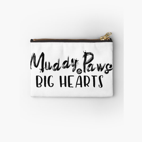 Item preview, Muddy paws and big hearts (Black) designed and sold by Thoughtscrawl.