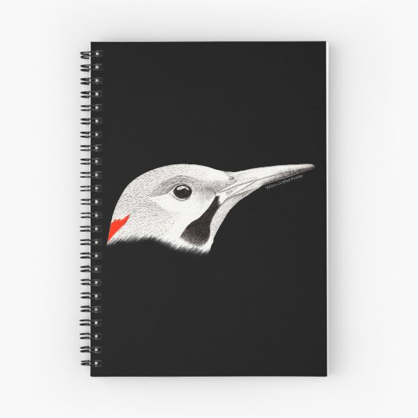 Item preview, Northern Flicker (Colaptes auratus) - black designed and sold by Michaela Berdougo.