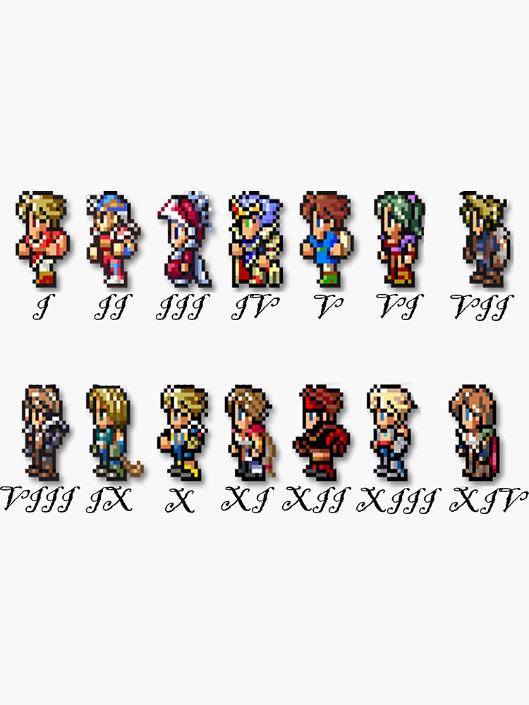 Final Fantasy Sprites | Sticker